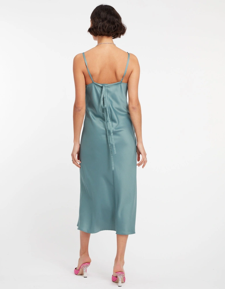 Marianne Midi Dress in Seagrass