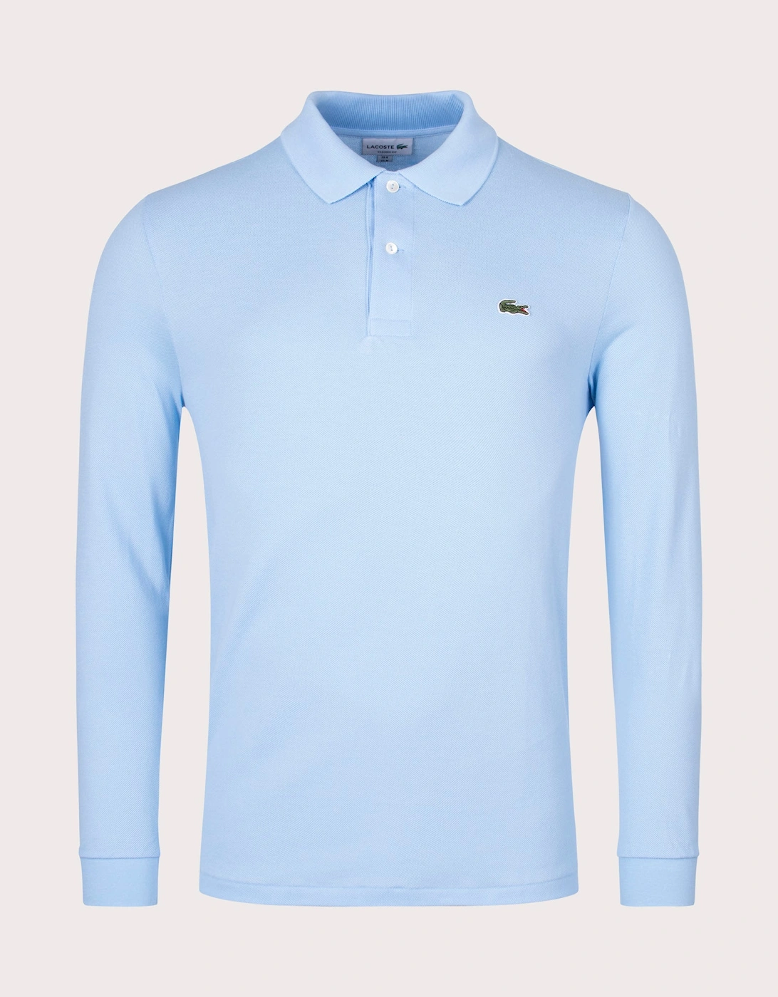 Long Sleeve Croc Logo Polo Shirt, 4 of 3