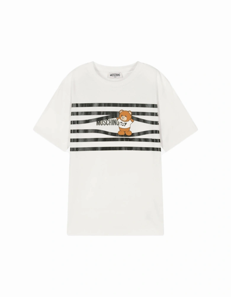 KID-TEEN BETWEEN THE LINES MAXI T-SHIRT WHITE