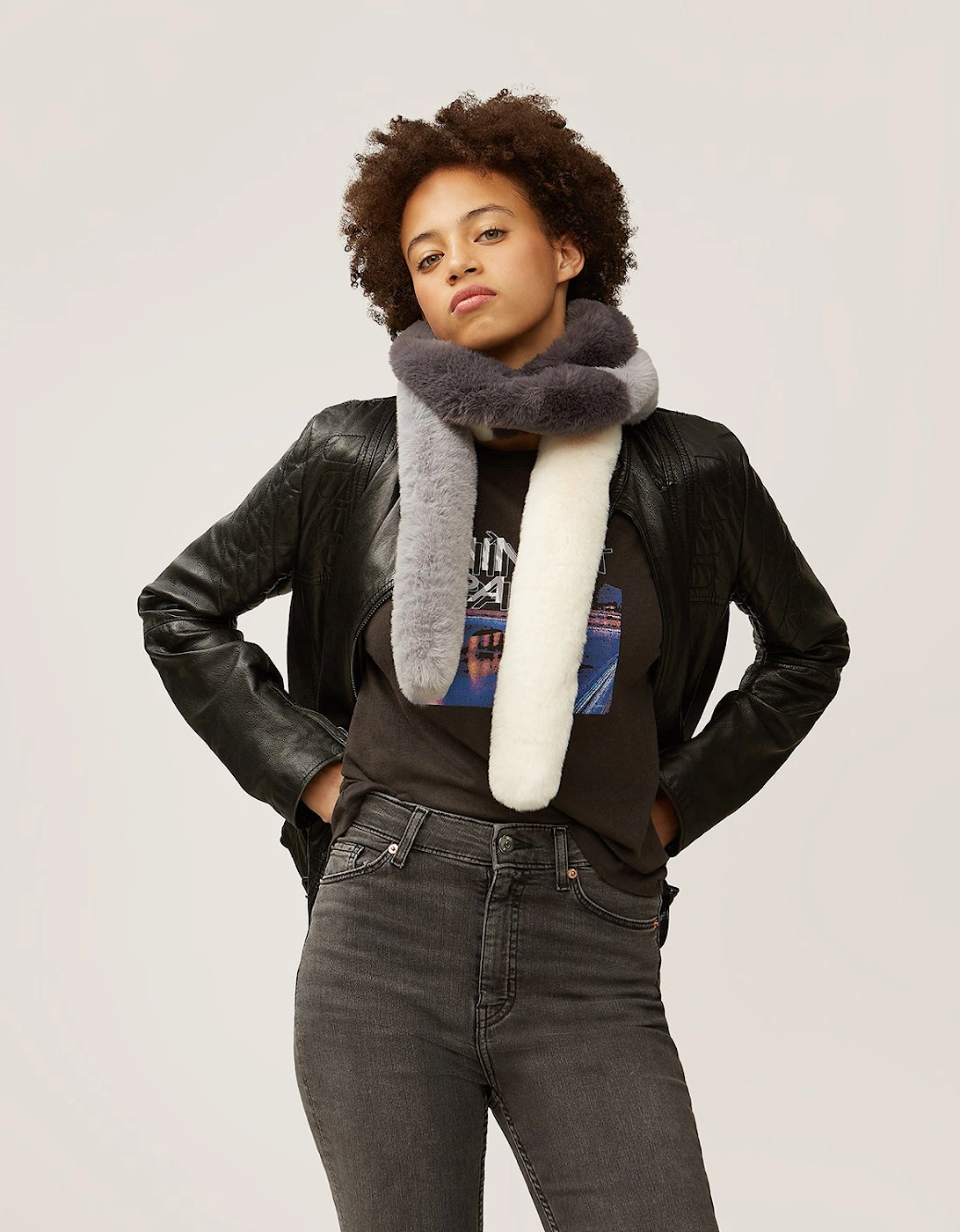 Pasha Scarf - Triple Grey Mix