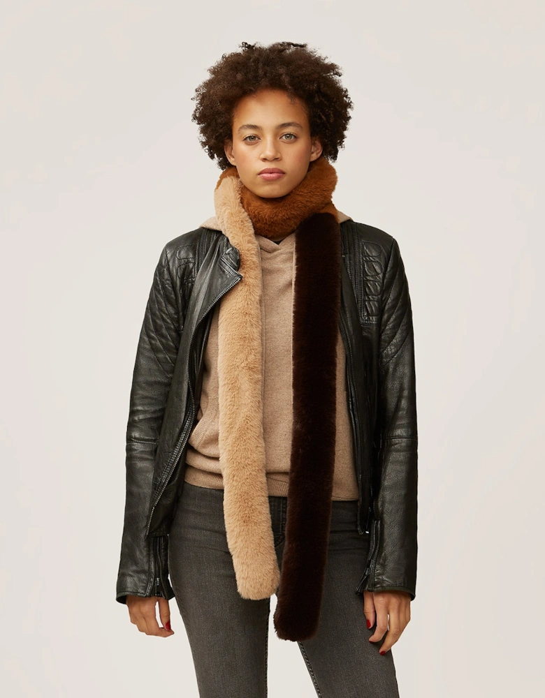 Pasha Scarf - Triple Camel Mix