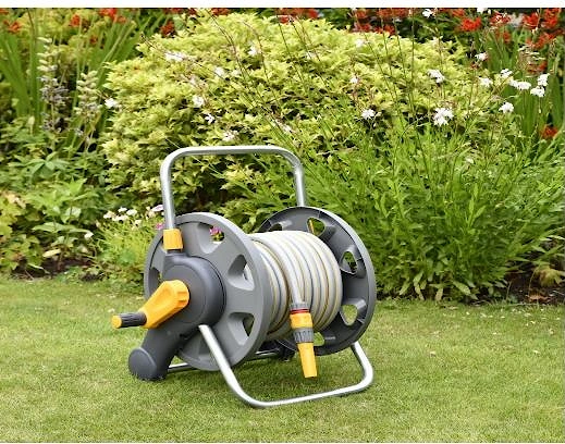 Assembled 2-in-1 Hose Reel with  20m Hose