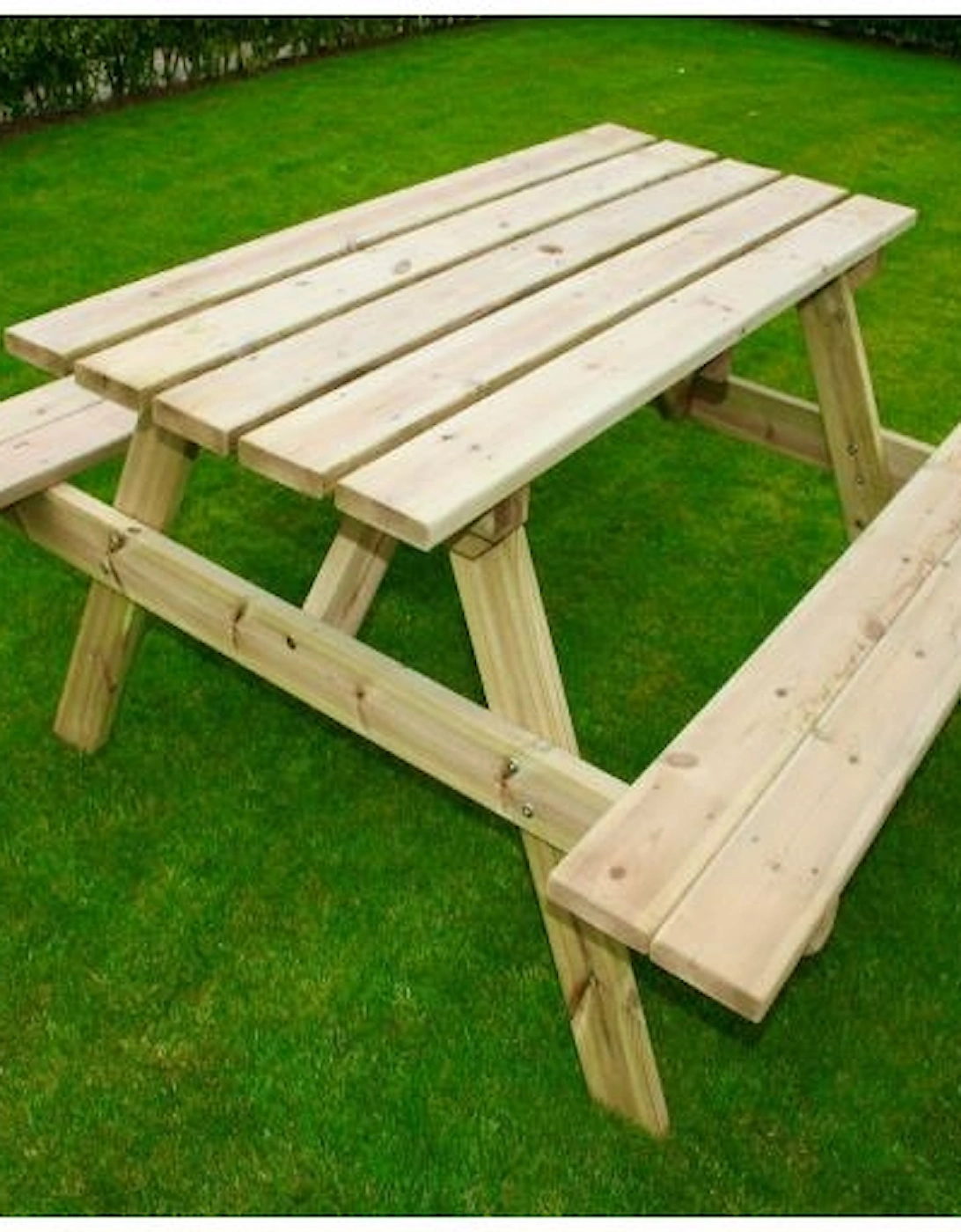 Economy Wooden Picnic Table, 3 of 2