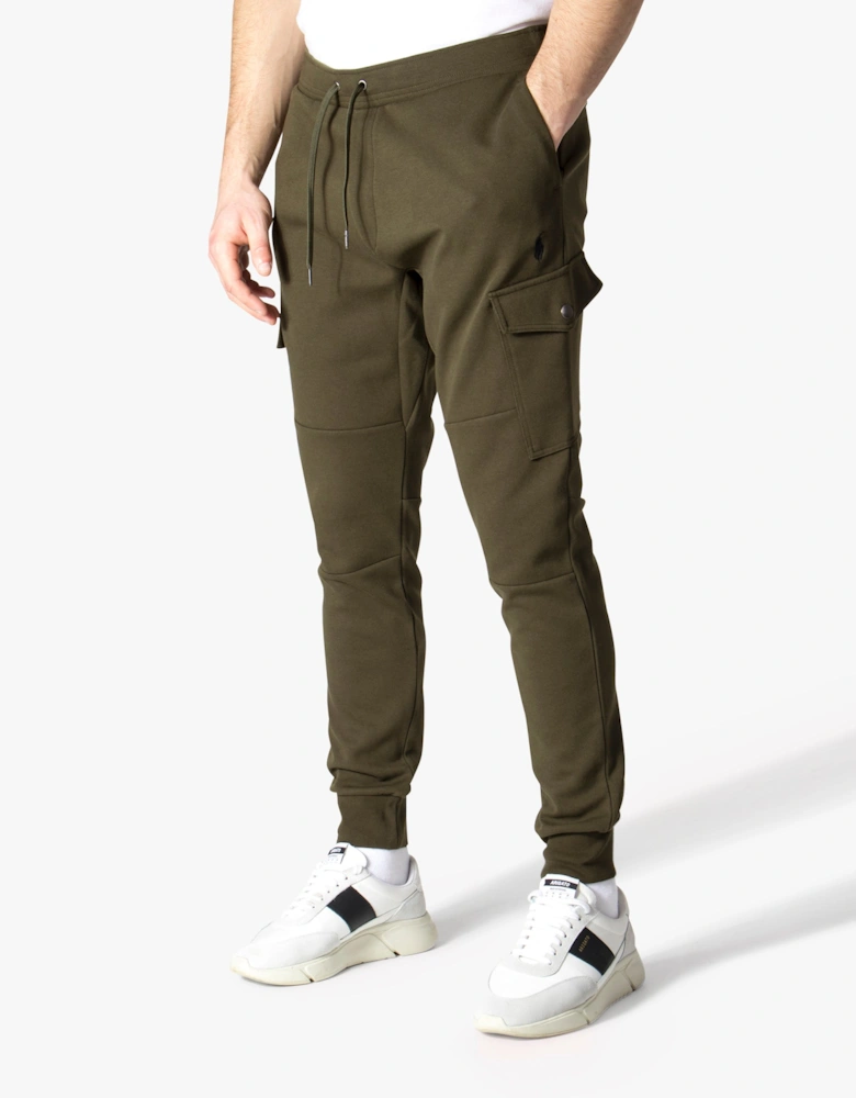 Slim Fit Double Knit Cargo Joggers