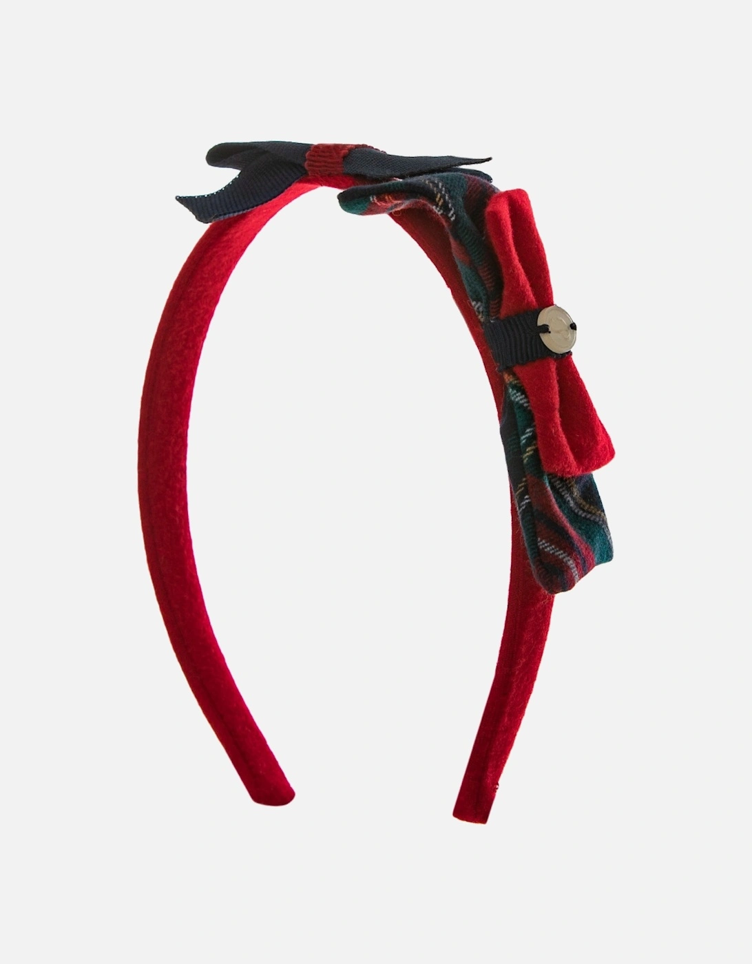 Red Tartan Bows Hairband, 2 of 1