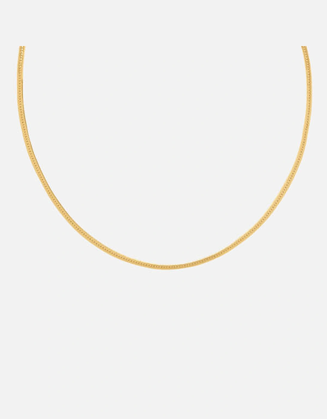 Women's Snake Chain Necklace In Gold - Gold, 2 of 1