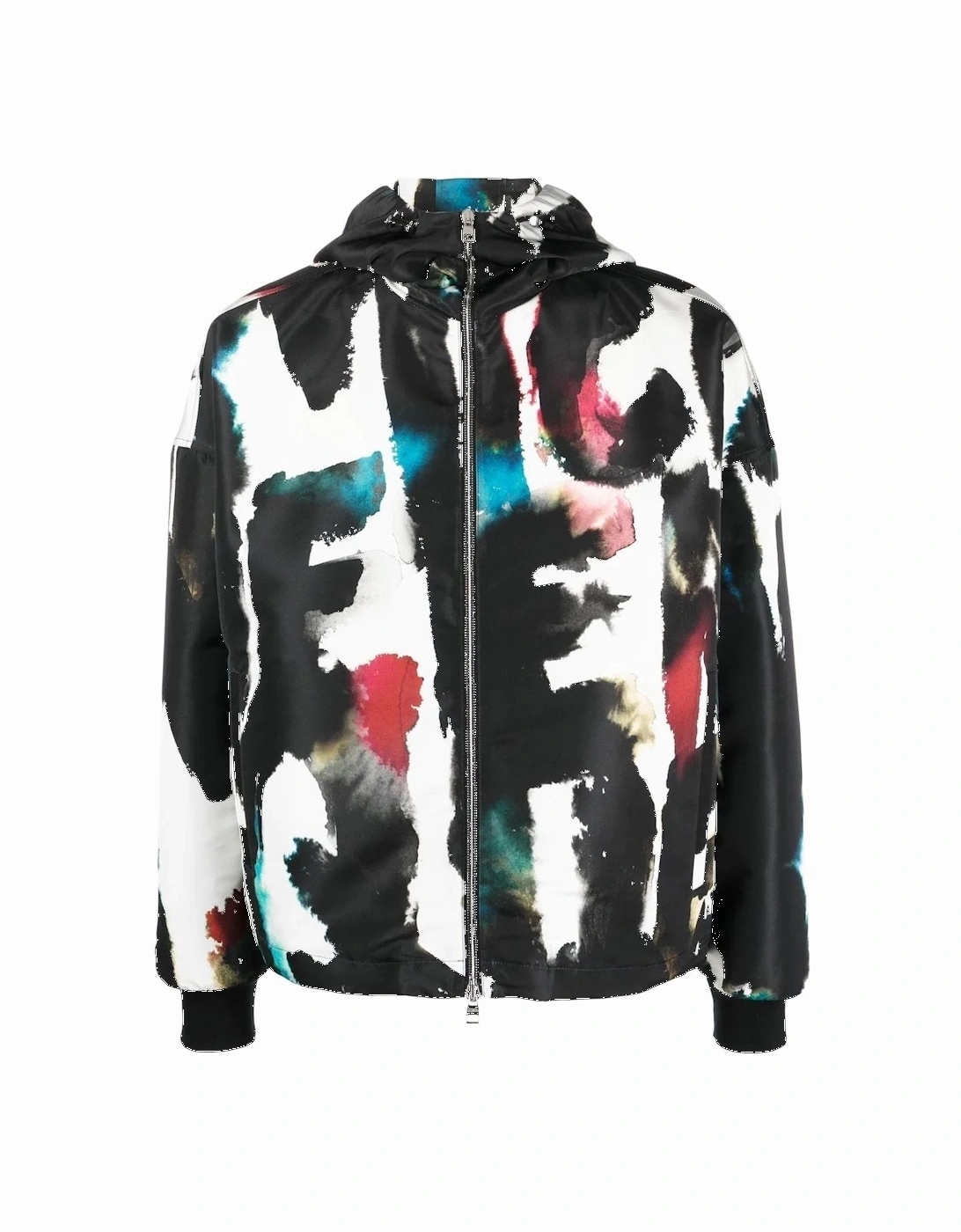 Water Graffiti-print shell windbreaker jacket, 9 of 8