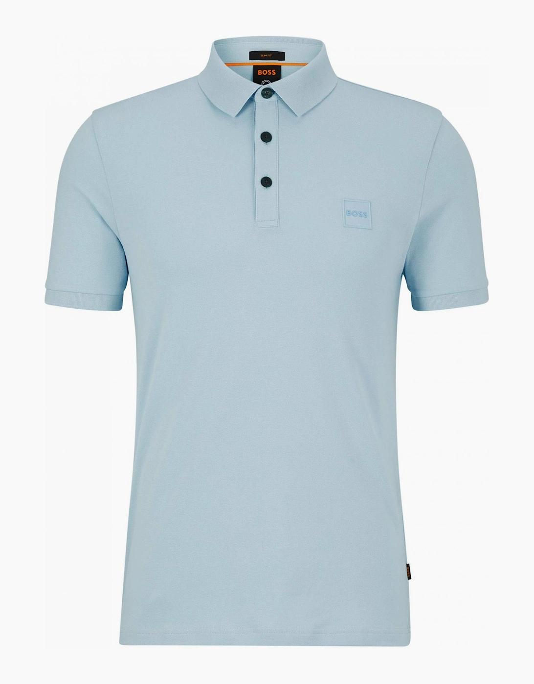 Boss Men's Hugo Boss Men's Pale Blue Slim Fit Polo Shirt.