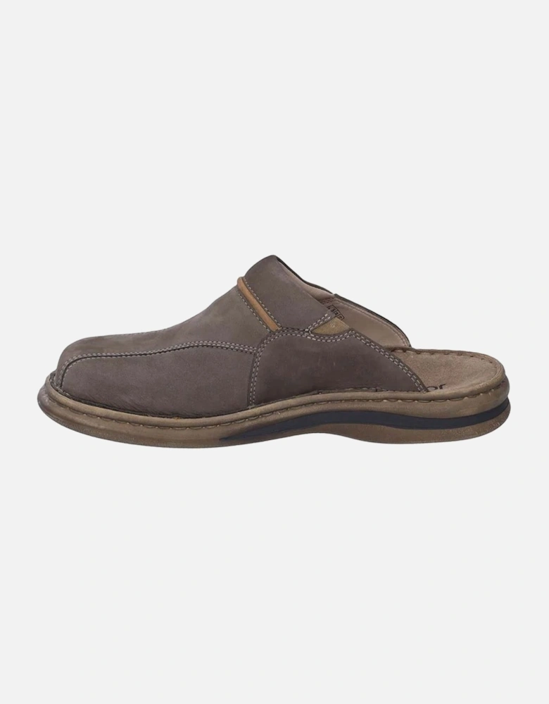 Klaus Classic Leather Mens Mules