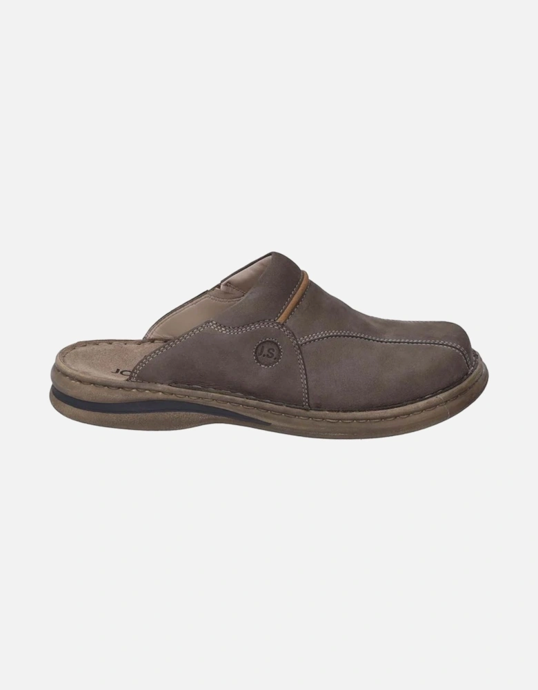 Klaus Classic Leather Mens Mules