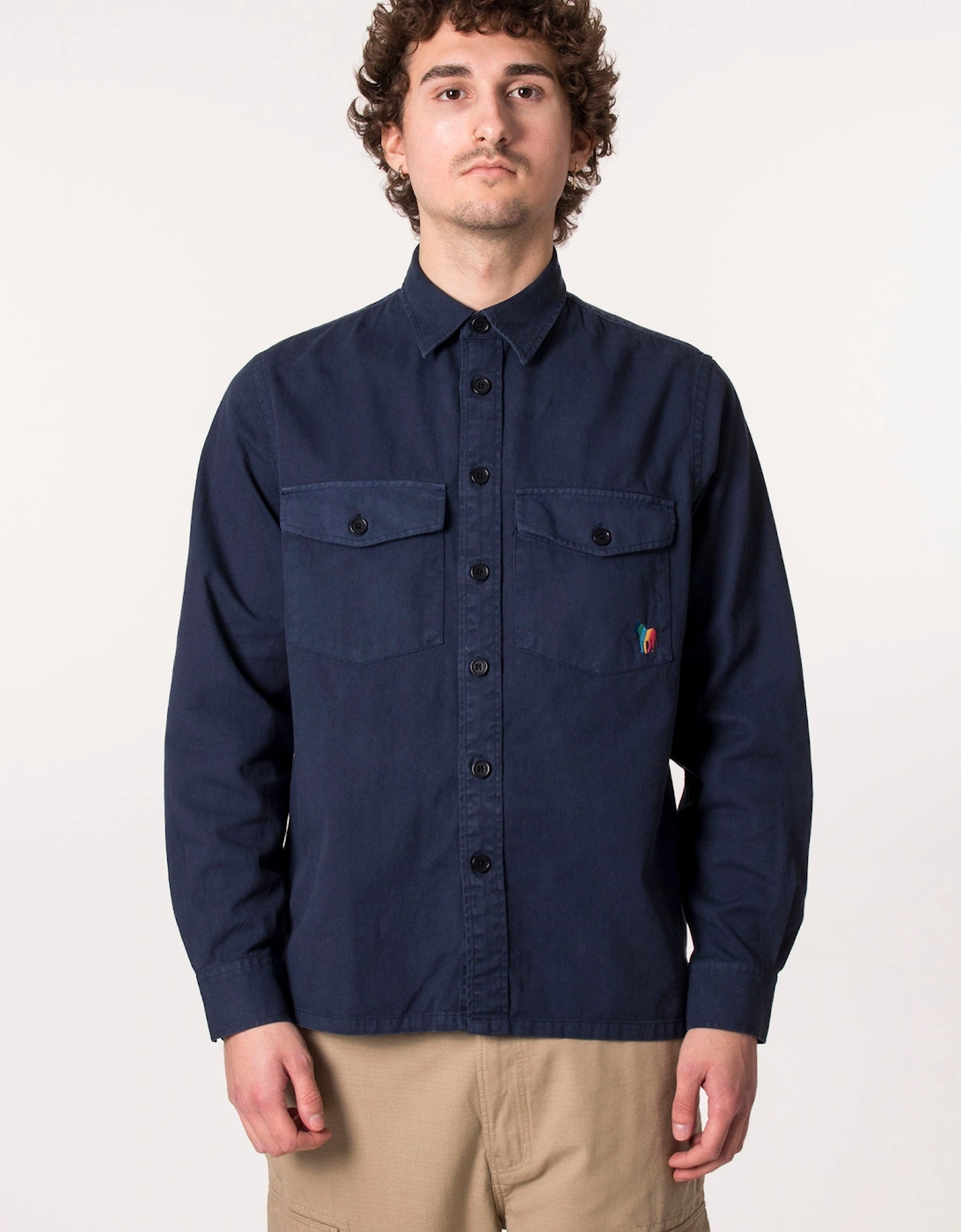 Relaxed Fit Chest Pocket Shirt, 4 of 3