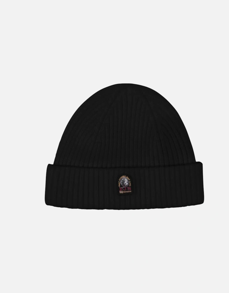 Unisex Logo Wool Hat Black