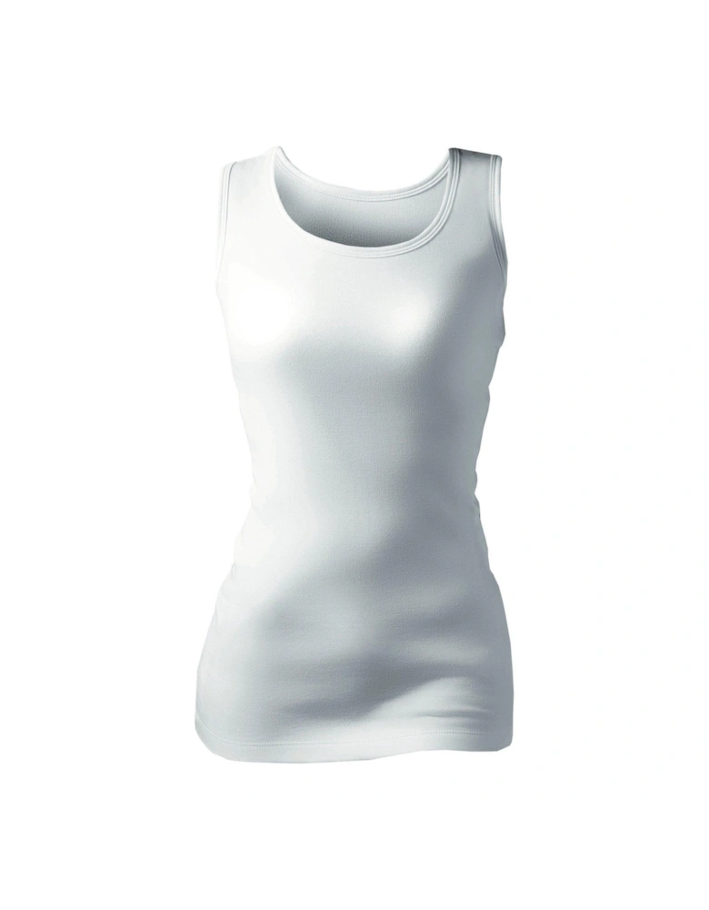 Thermal Sleeveless Vest - White