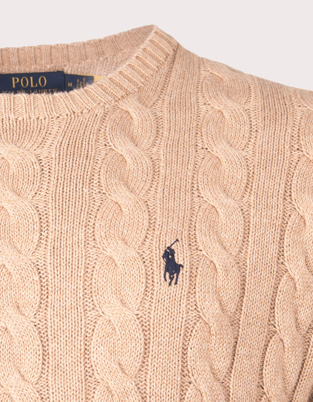 Cable Knit Cotton Jumper