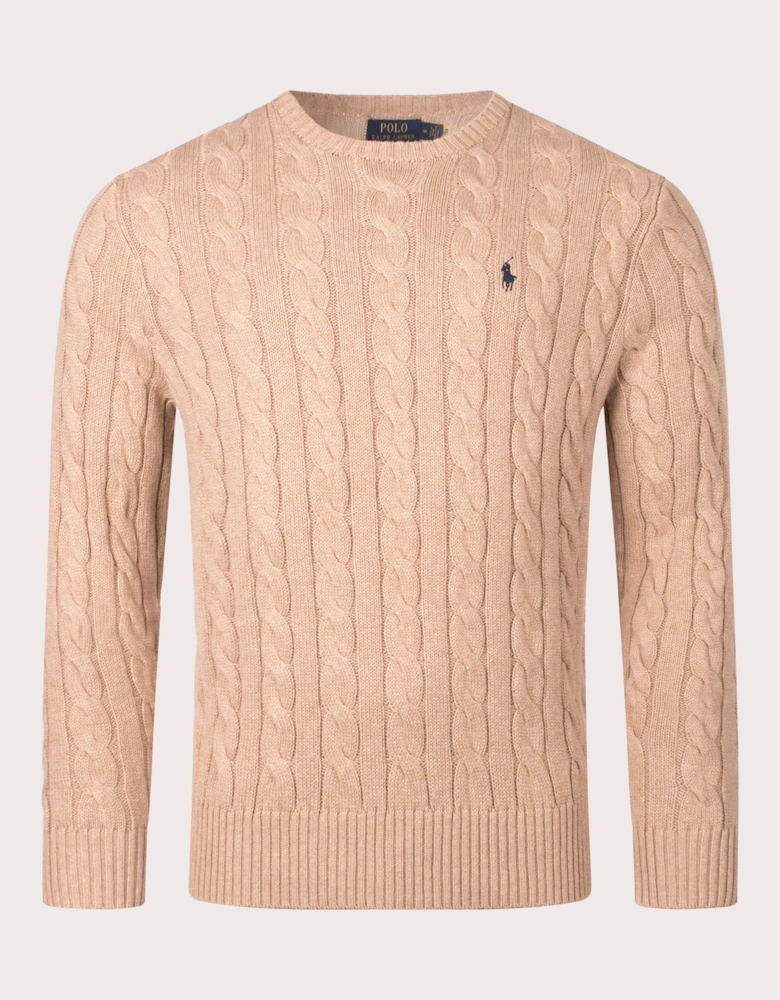 Cable Knit Cotton Jumper