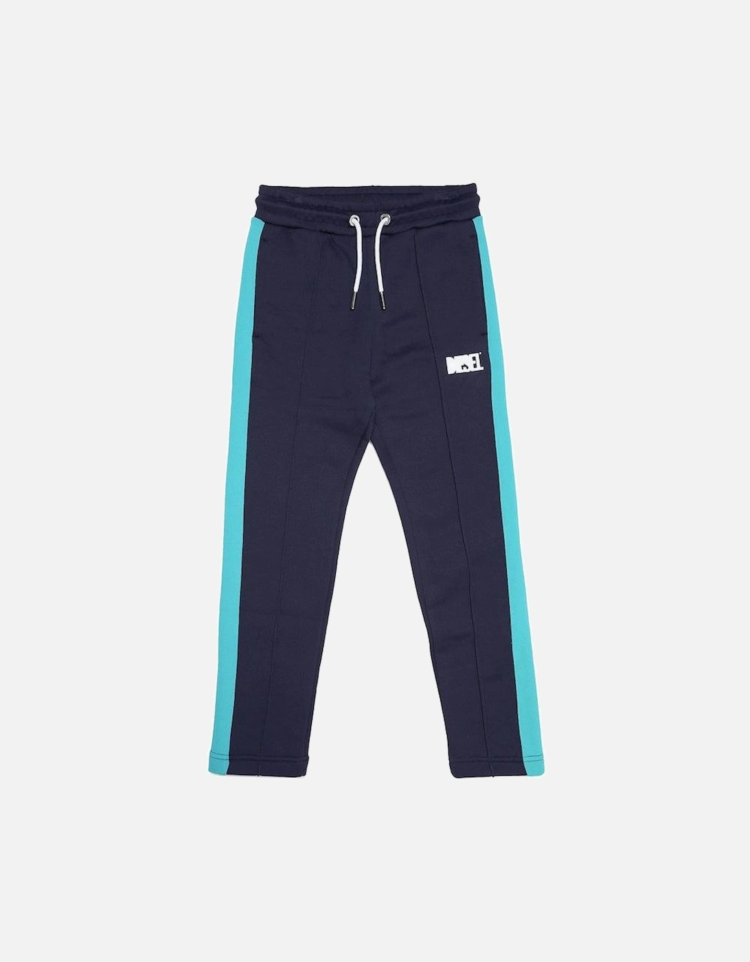 Boys Navy Track Pants, 4 of 3