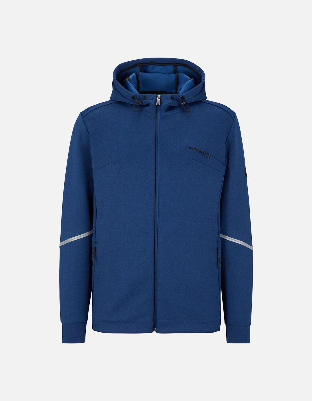 Men's Blue Sicon Tracksuit Jacket With Reflective Detail., 4 of 3