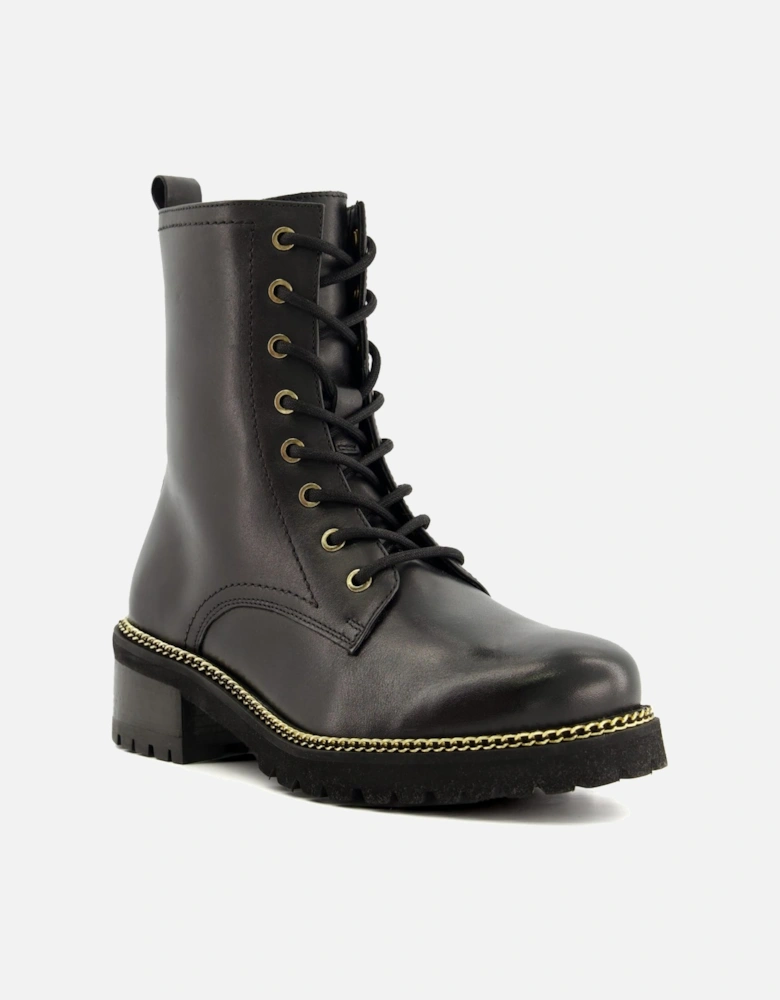 Ladies Payden - Chain-Detail Combat Boots