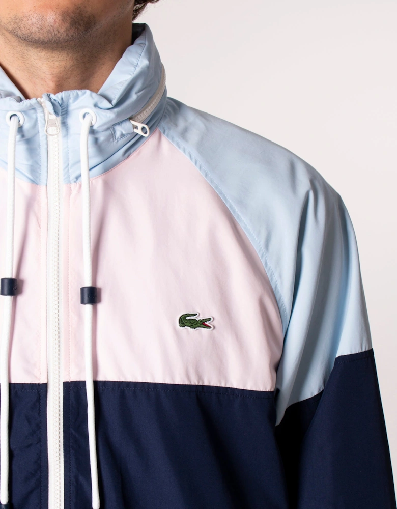 Water-Repellent Colour-block Jacket