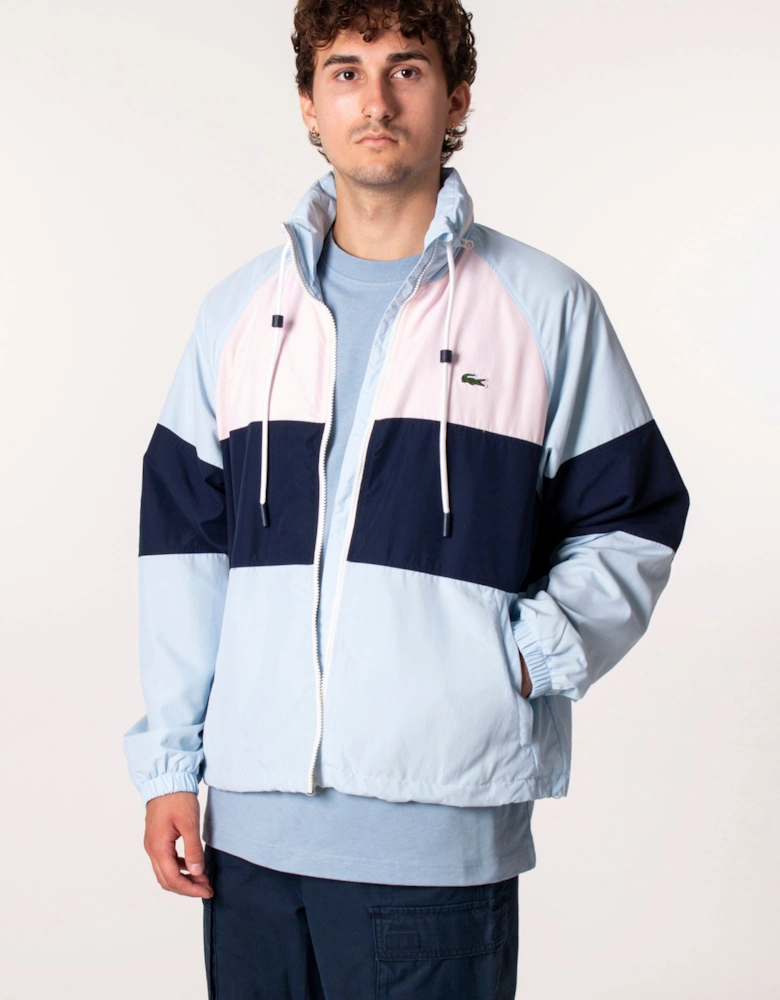 Water-Repellent Colour-block Jacket