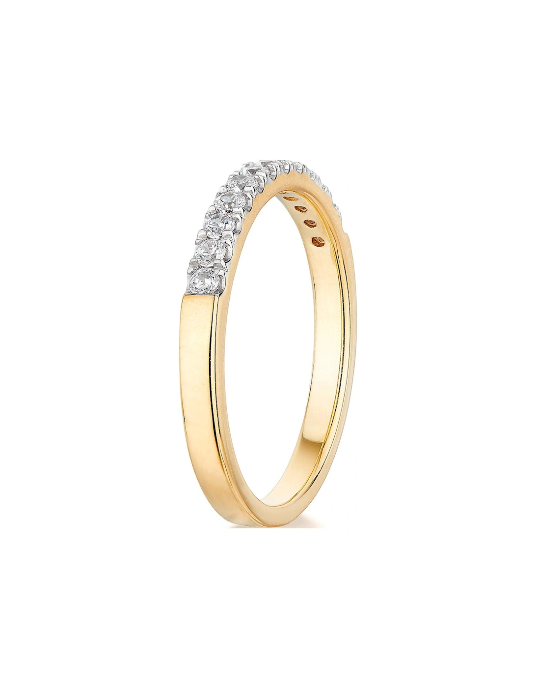 9ct Gold 0.25ct Diamond micro setting eternity ring