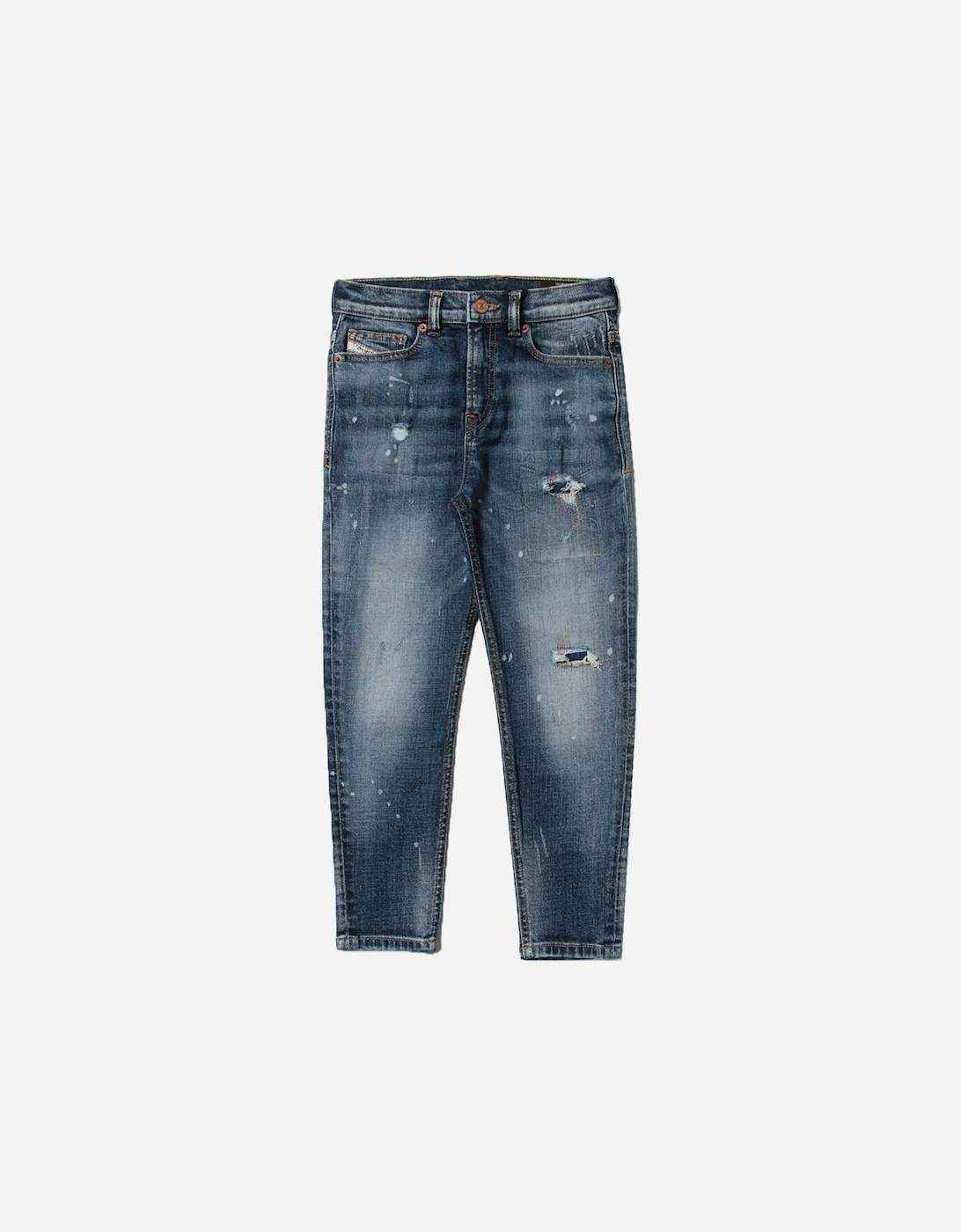 Boys Distressed Jeans Blue, 3 of 2