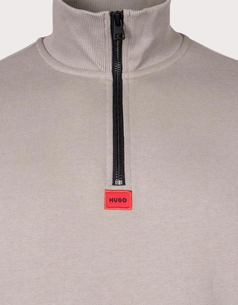 Relaxed Fit Durty Quarter Zip Sweatshirt