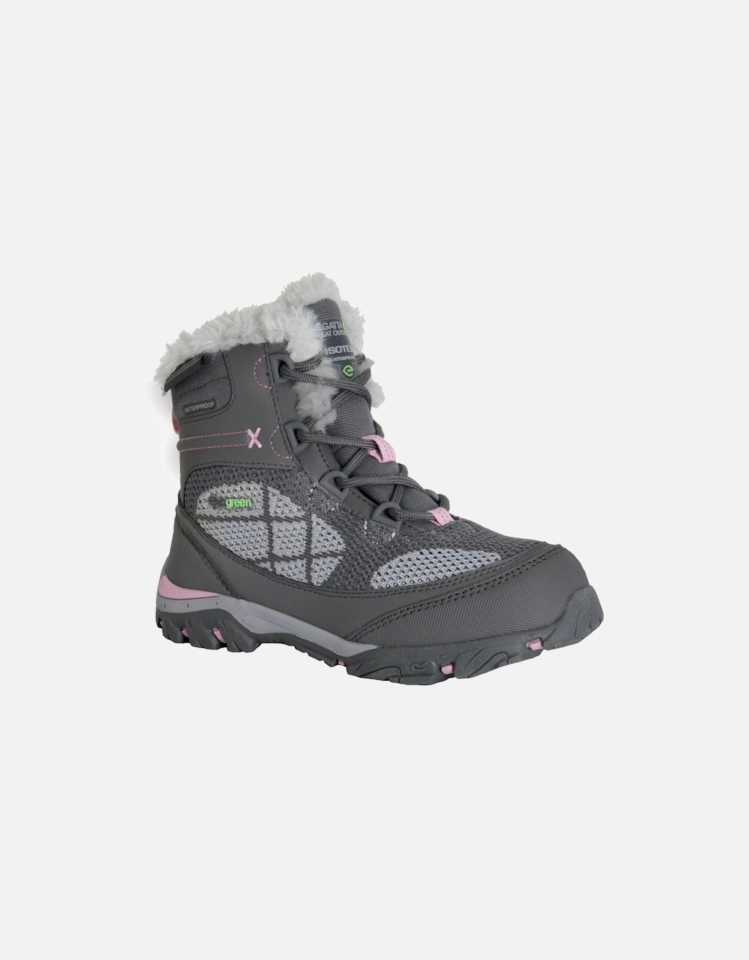 Girls Hawthorn Evo Jnr Faux Fur Lined Walking Boots, 2 of 1