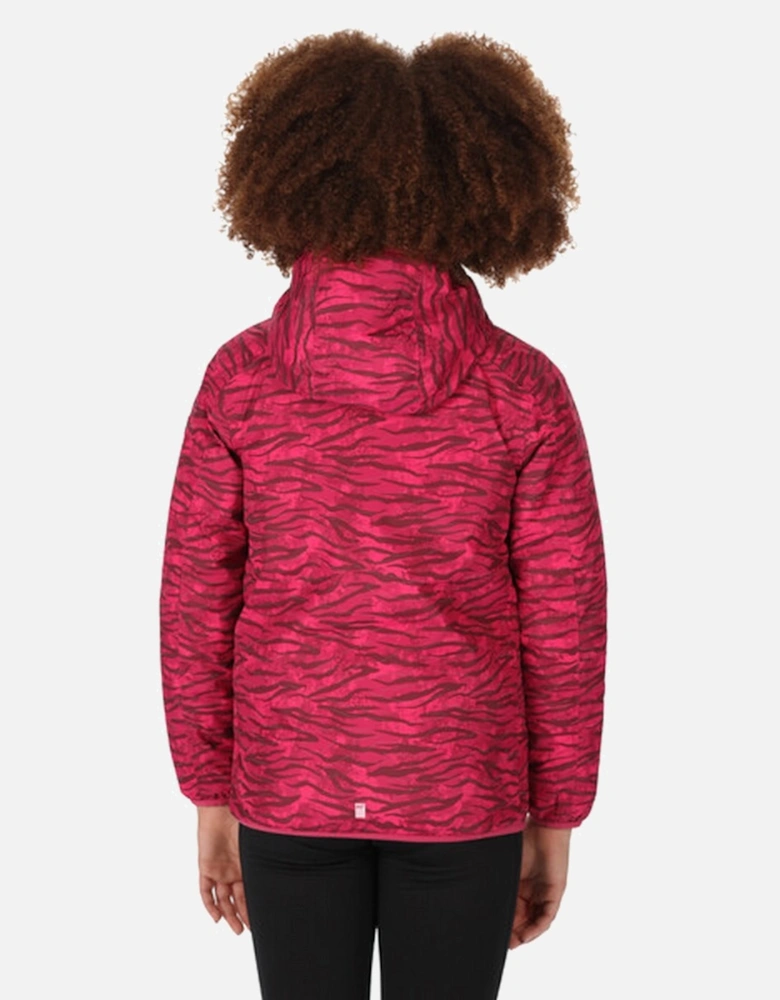 Childrens/Kids Volcanics VI Zebra Print Waterproof Jacket