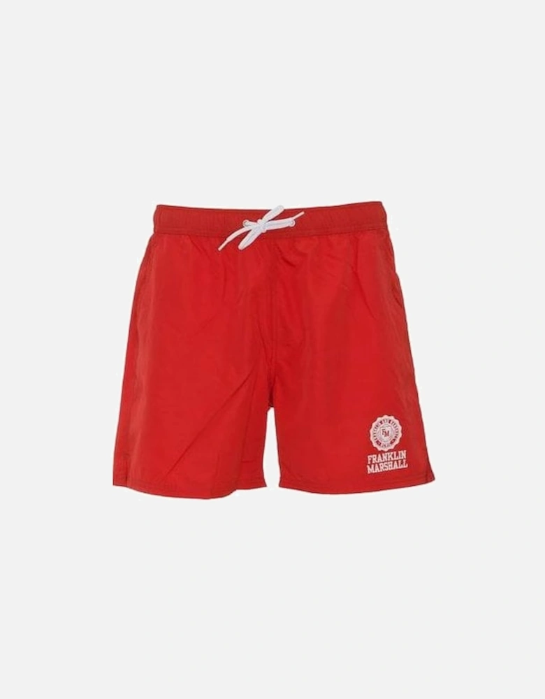 UA950 Beachwear Unisex Fire Red Swim Shorts