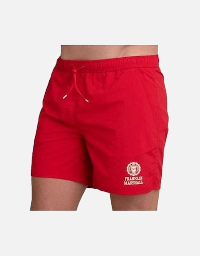 UA950 Beachwear Unisex Fire Red Swim Shorts