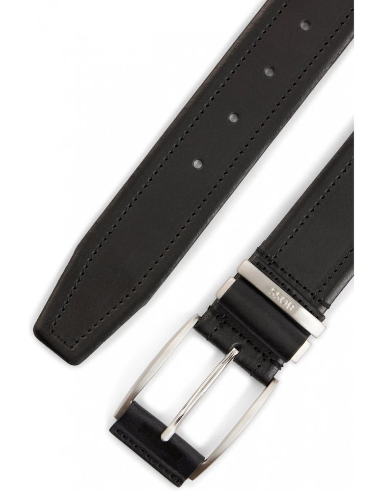 Men's Black Sody Leather Belt