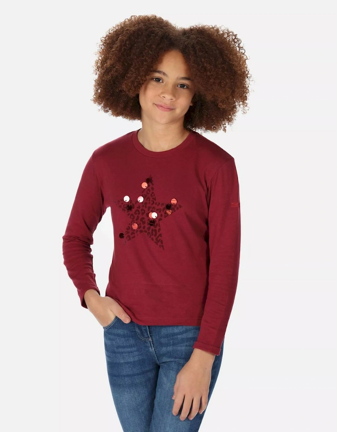 Childrens/Kids Wenbie III Stars Long-Sleeved T-Shirt