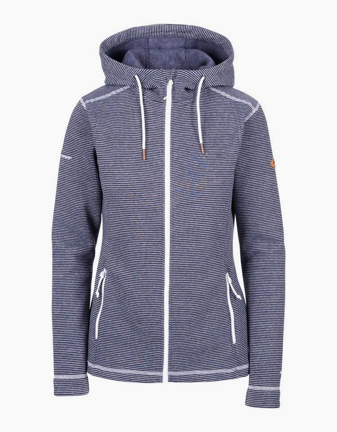 Trespass Women's Navy / Rootless Stripe Marl At200 Fleece Jacket - Size: 12