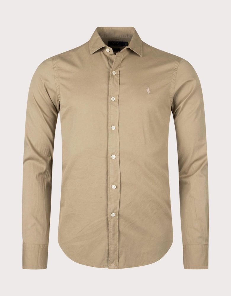 Slim Fit Twill Shirt