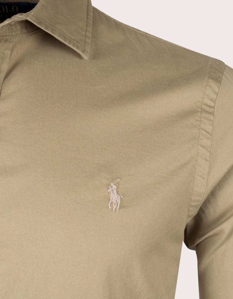 Slim Fit Twill Shirt