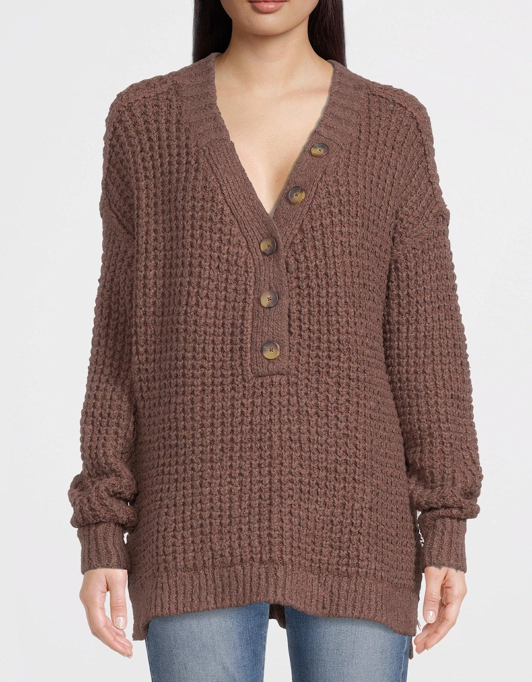 Whistle Thermal Henely Jumper - Brown, 6 of 5