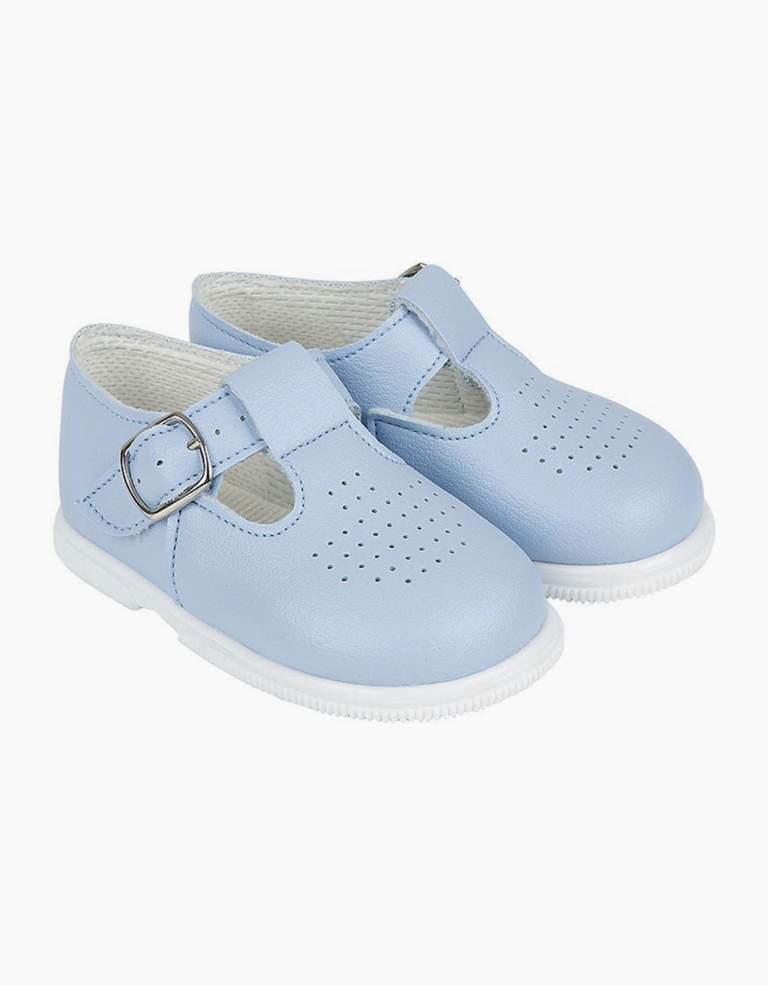 Baypods Boy's Sky Blue T-Bar Shoes - Size: EUR 23 / uk 6 / 30-36 months