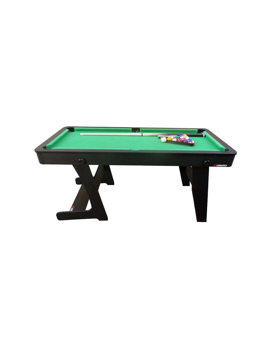 PT100X 5ft Folding Pool Table For Easy Convenient Storage With Accessories, 2 of 1