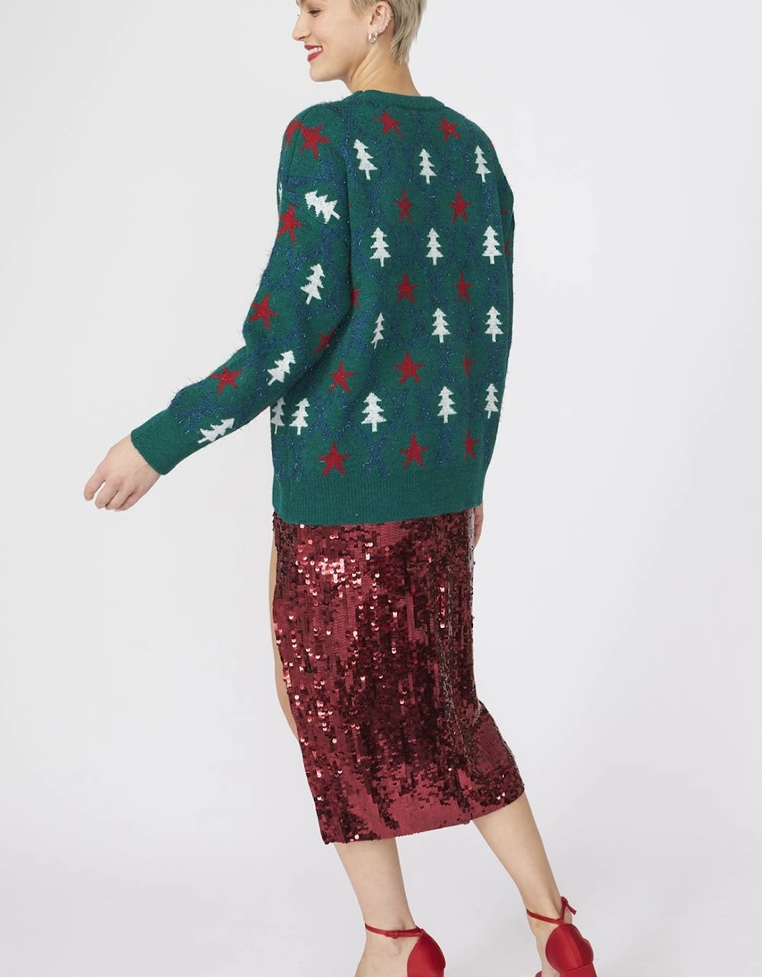 Cashmere and Banana Blend Christmas Jumper