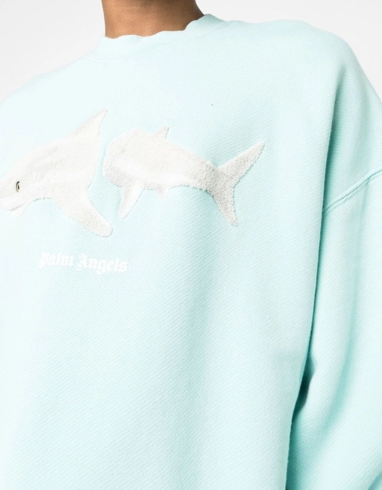 White Shark Crew Sweatshirt