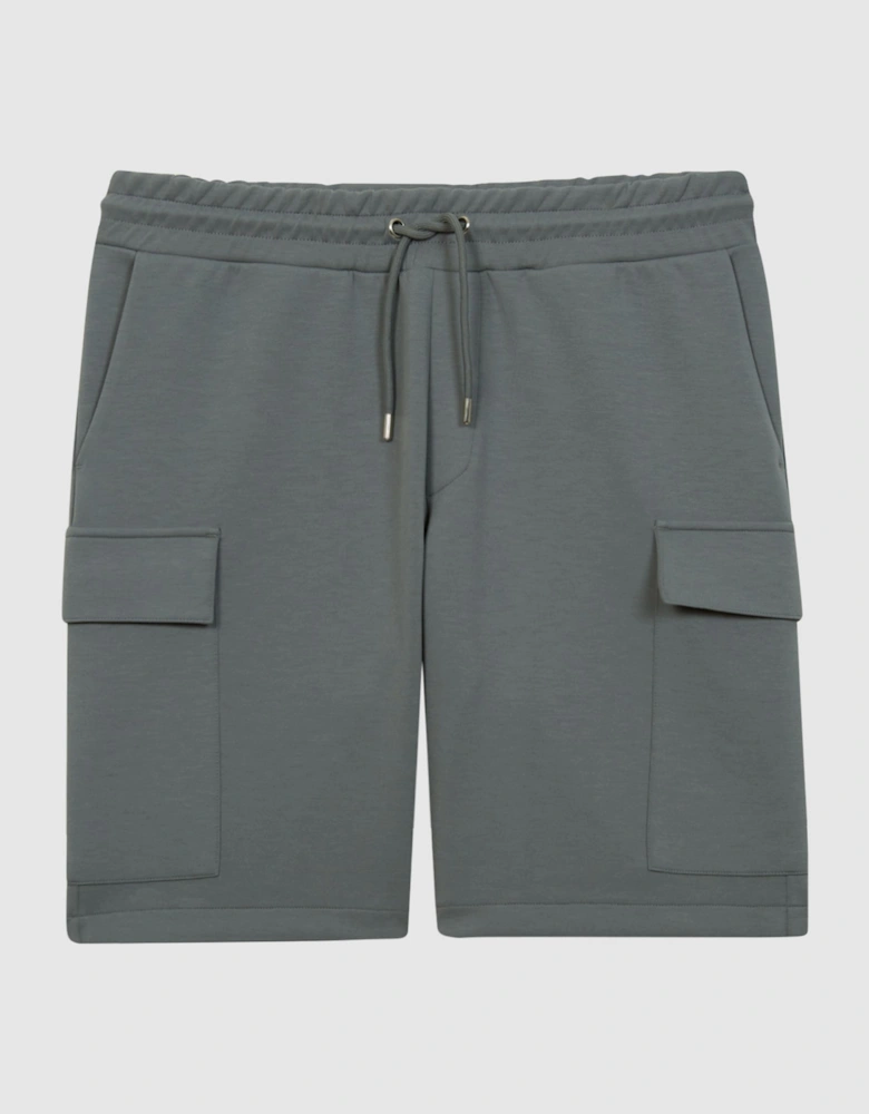 Interlock Jersey Cargo Shorts