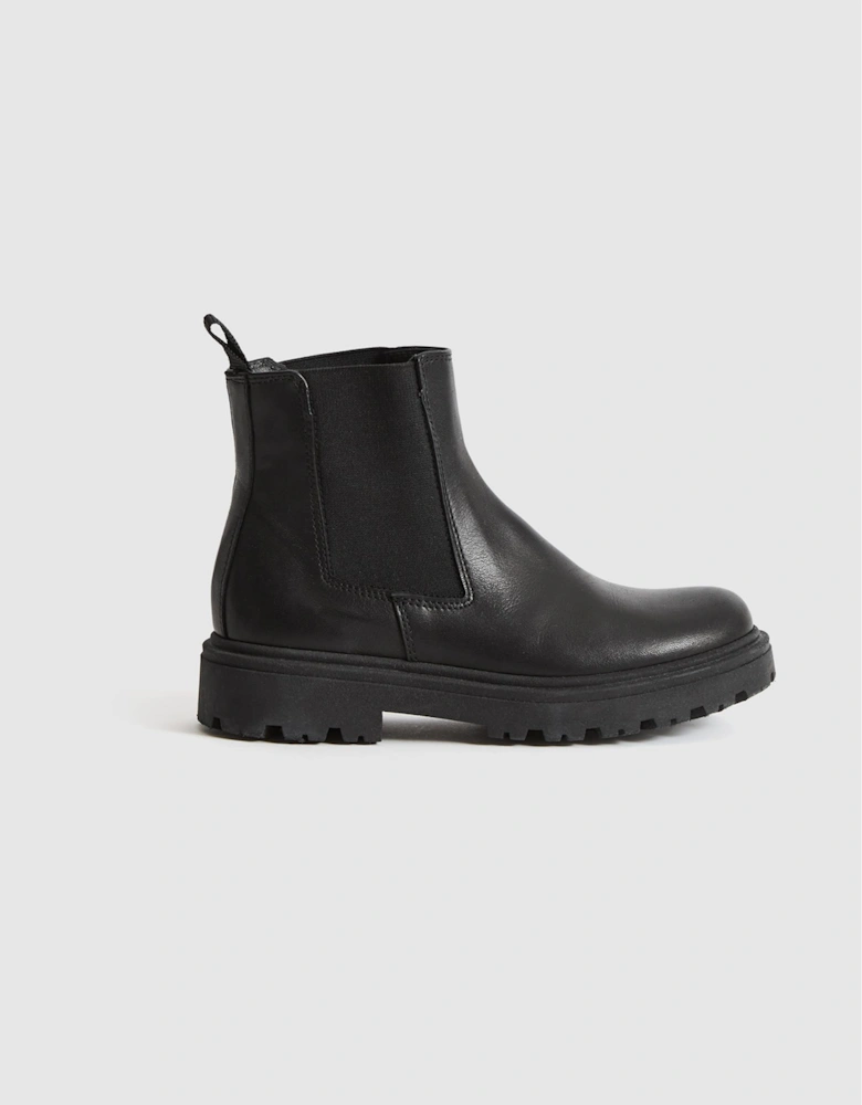 Junior Leather Chelsea Boots