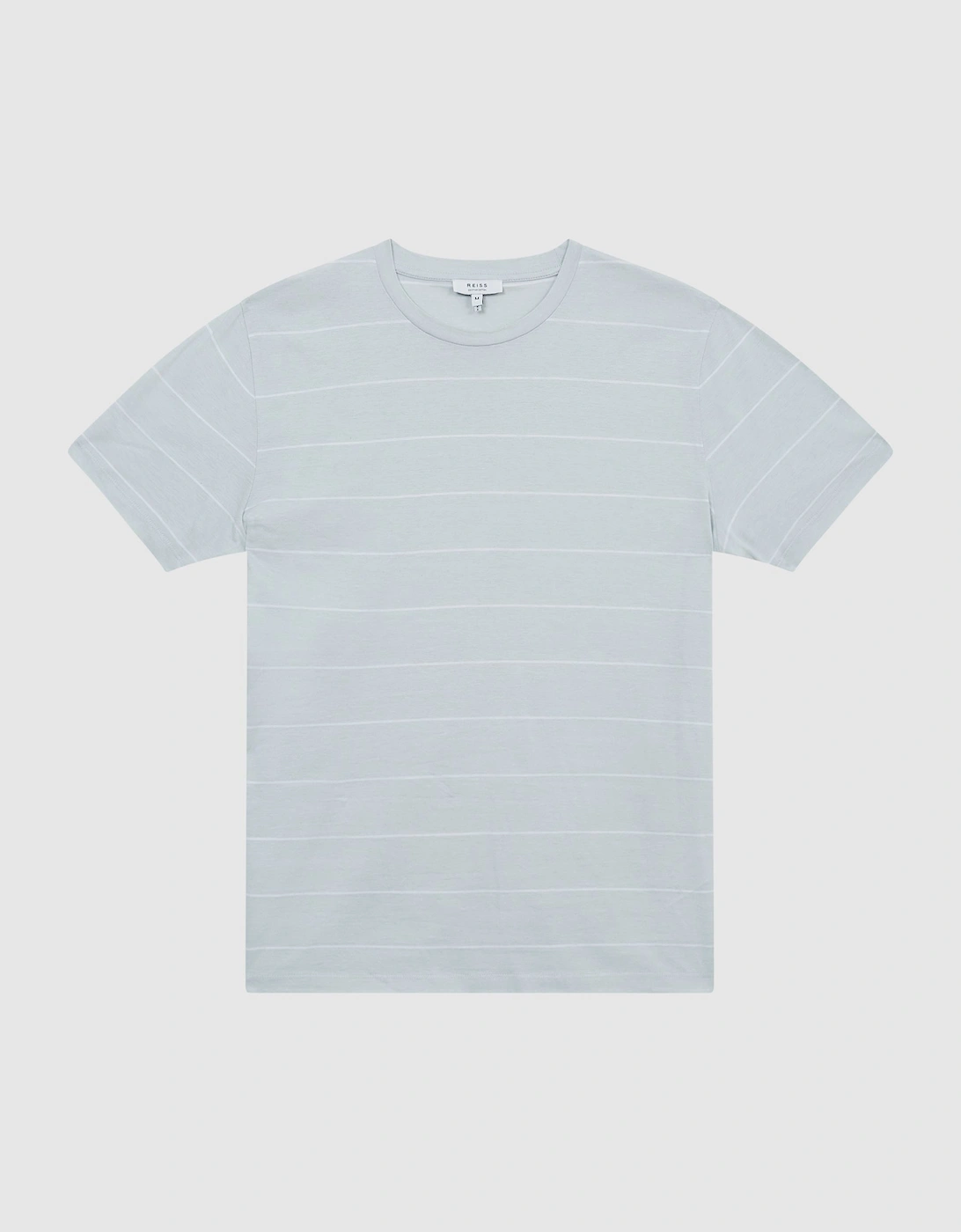 Mercerised Striped Cotton T-Shirt, 2 of 1