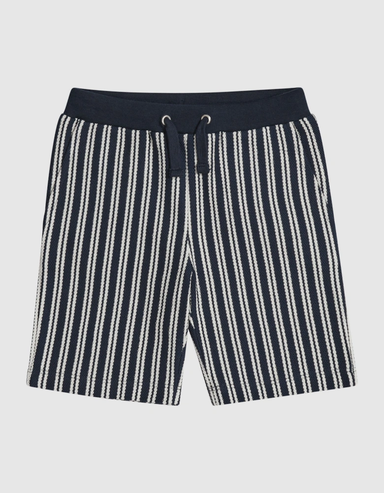 Junior Striped Cotton Shorts