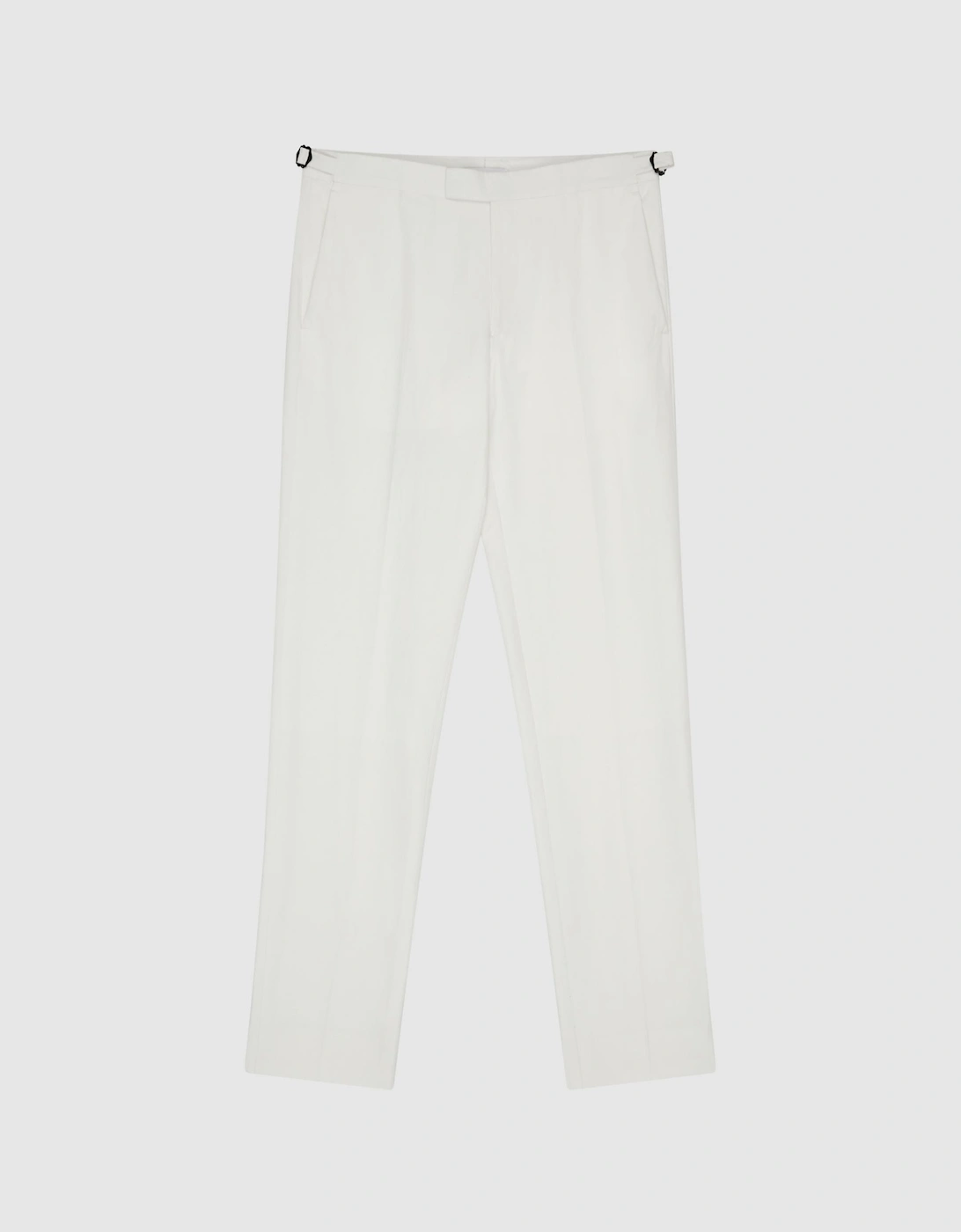 Slim Fit Formal Linen Trousers, 2 of 1