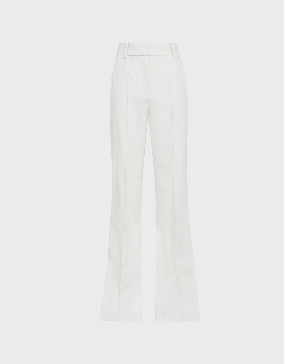 Wool Blend Flared Trousers, 2 of 1
