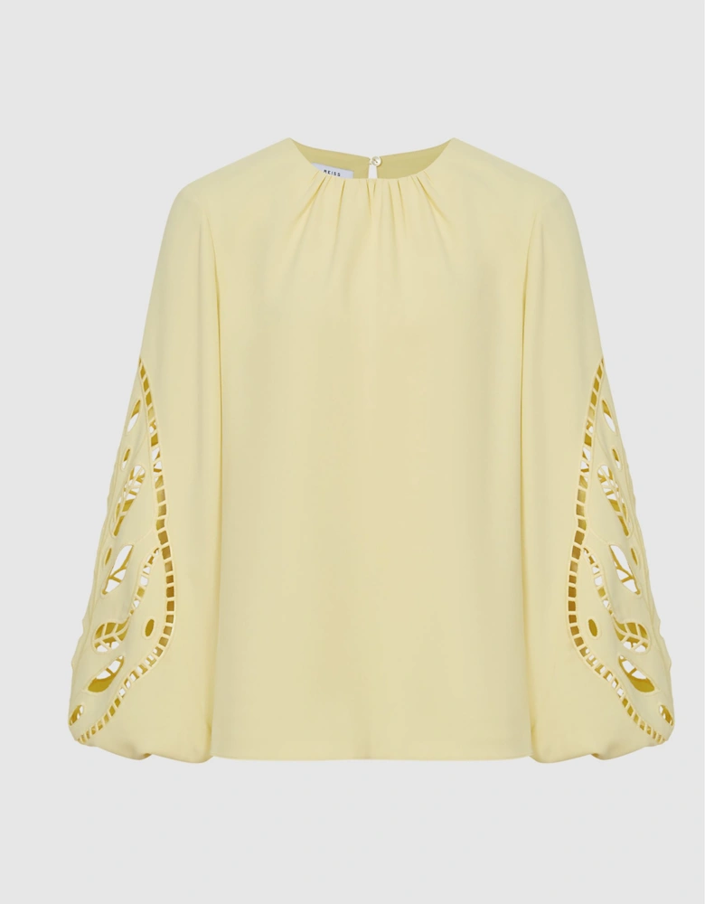 Embroidery Interest Blouse