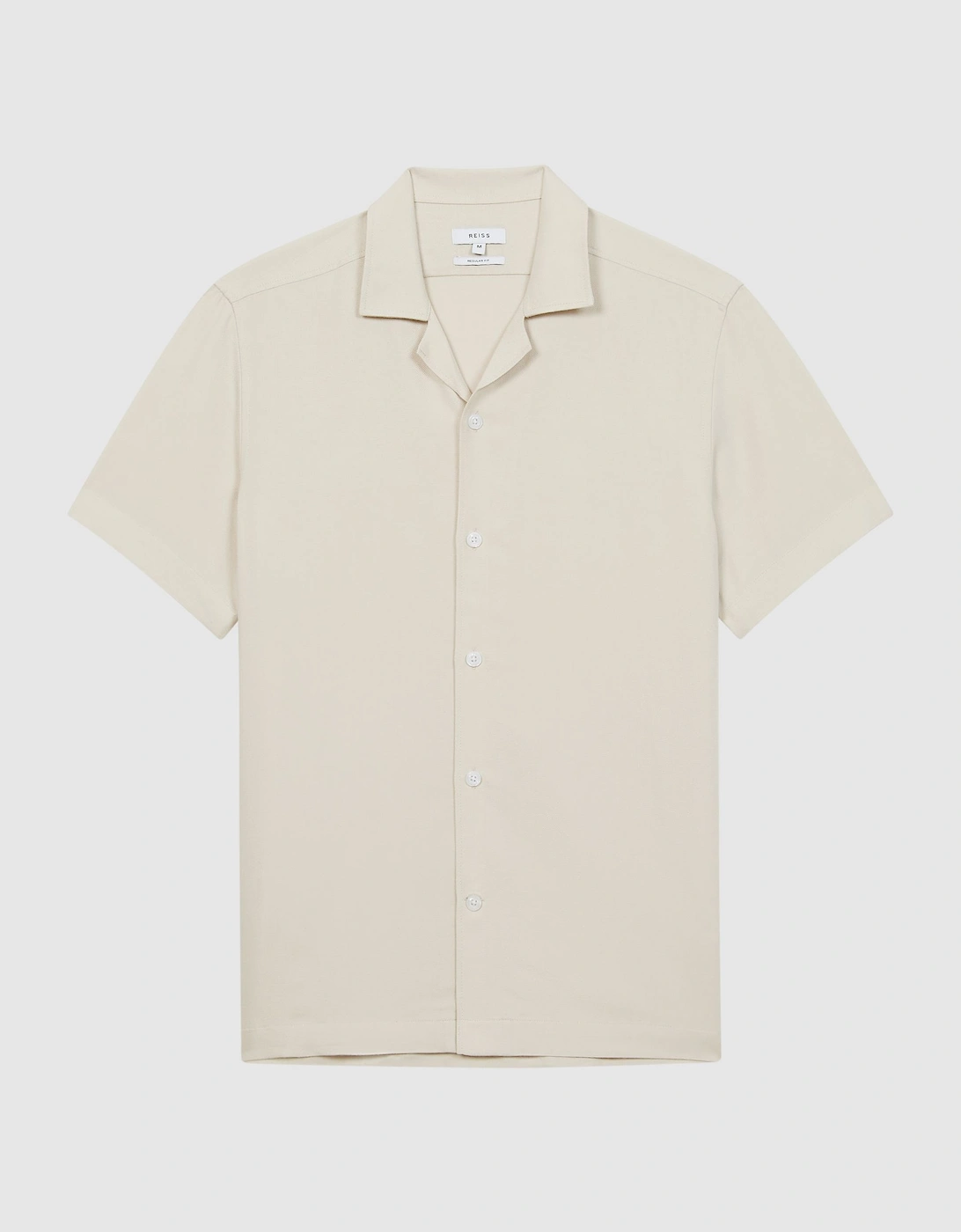 Linen Blend Cuban Collar Shirt, 2 of 1