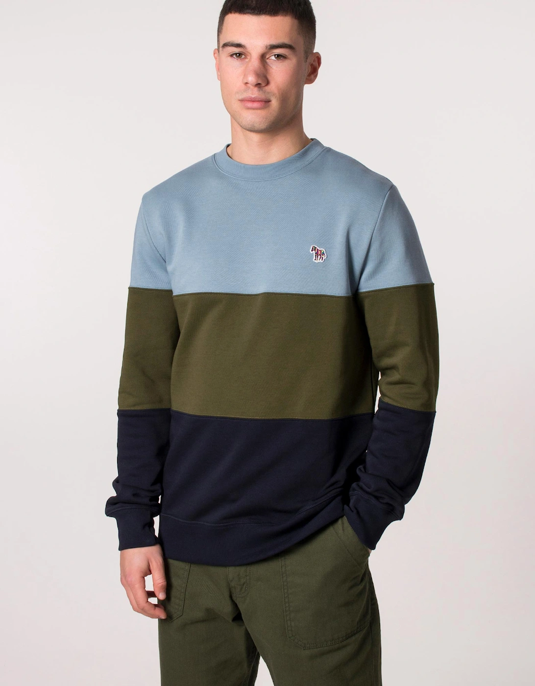 Colour Block Stripe Sweatshirt, 4 of 3
